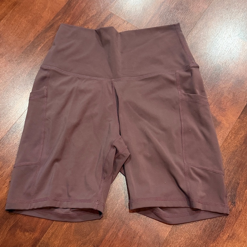 size medium colorfulkoala purple biker shorts